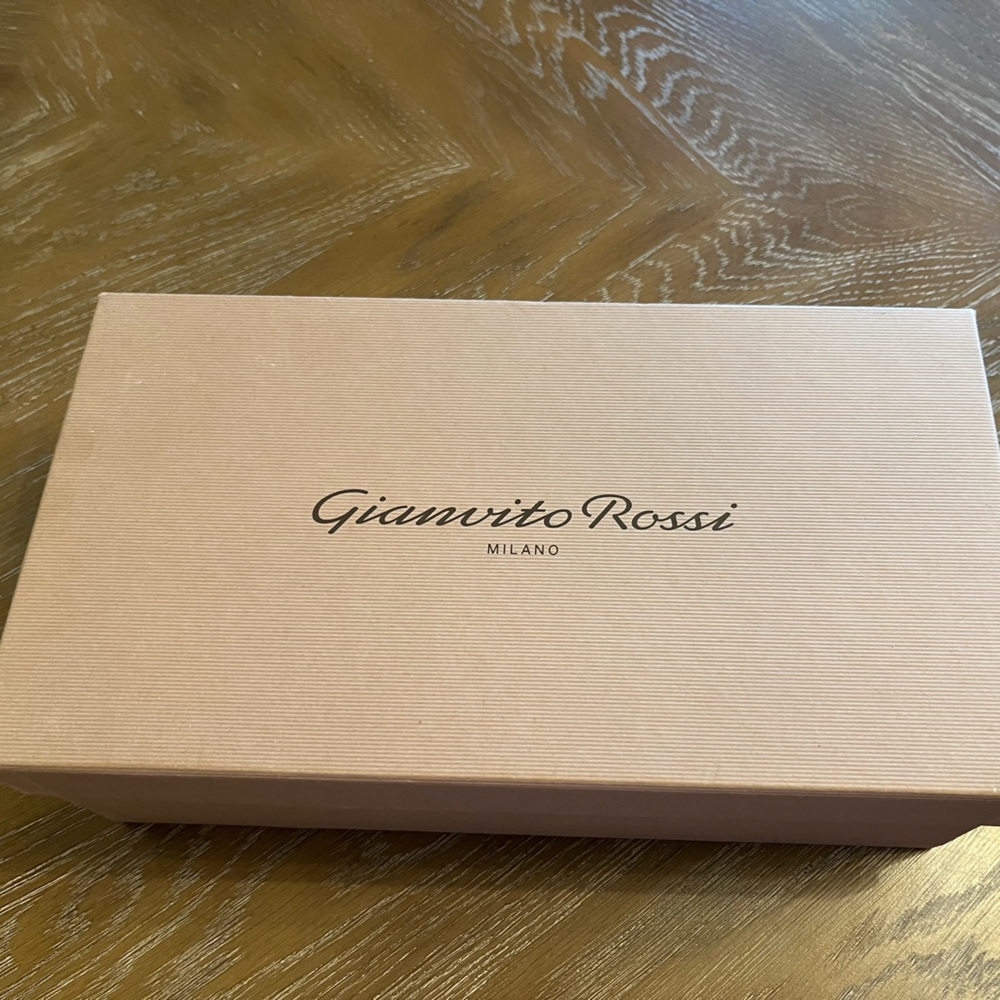 GIANVITO ROSSI ANKLE WRAP HEELS - Picture 2 of 9